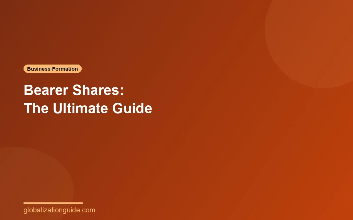 Bearer shares ultimate guide