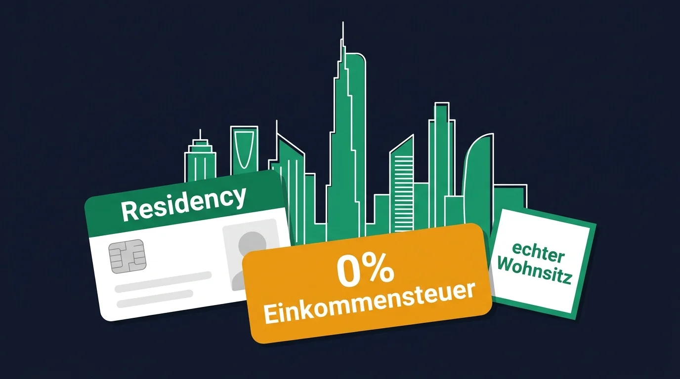 Dubai und die VAE als steuerfreier Wohnsitz: Residency, Emirates ID und die Voraussetzungen für einen echten Lebensmittelpunkt