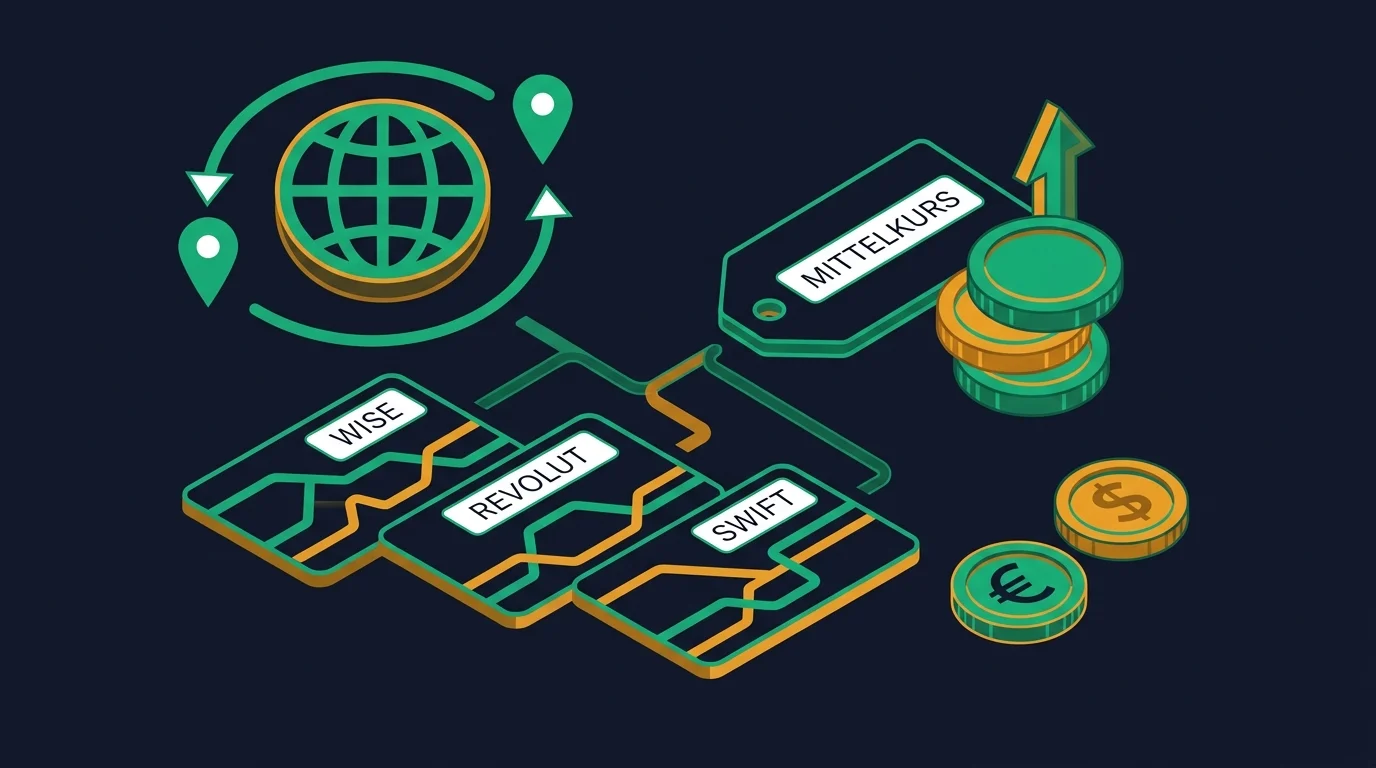 Geld international senden: Wise, Revolut und klassische SWIFT-Überweisung im Vergleich der echten Kosten
