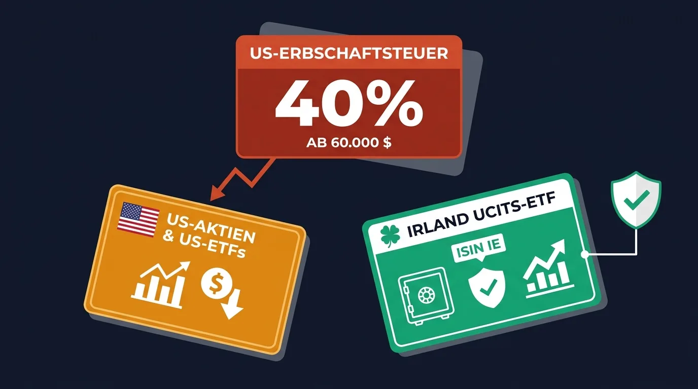 US-Estate-Tax für Nicht-US-Personen: die 60.000-Dollar-Falle bei US-Aktien und US-ETFs und der Ausweg über irisch domizilierte UCITS-ETFs