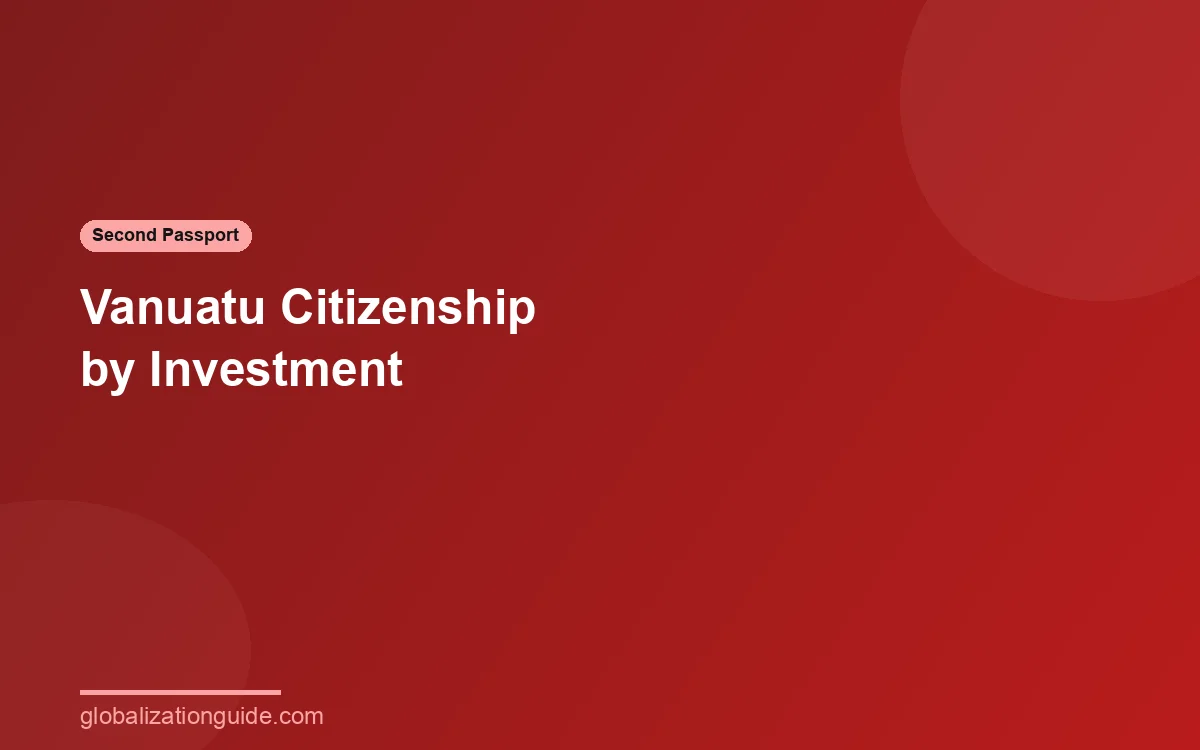 Vanuatu citizenship by investment guide